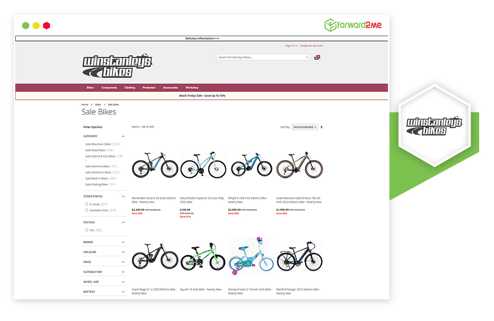 Winstanleys Bikes Black Friday 2025